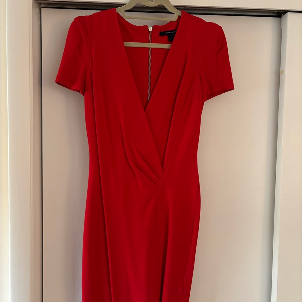 French Connection Vibrant Red Mini Dress